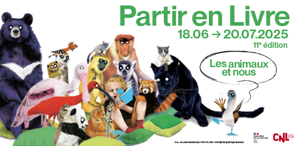 « Partir en livre » du 7 au 18 juillet à la Médiathèque  !