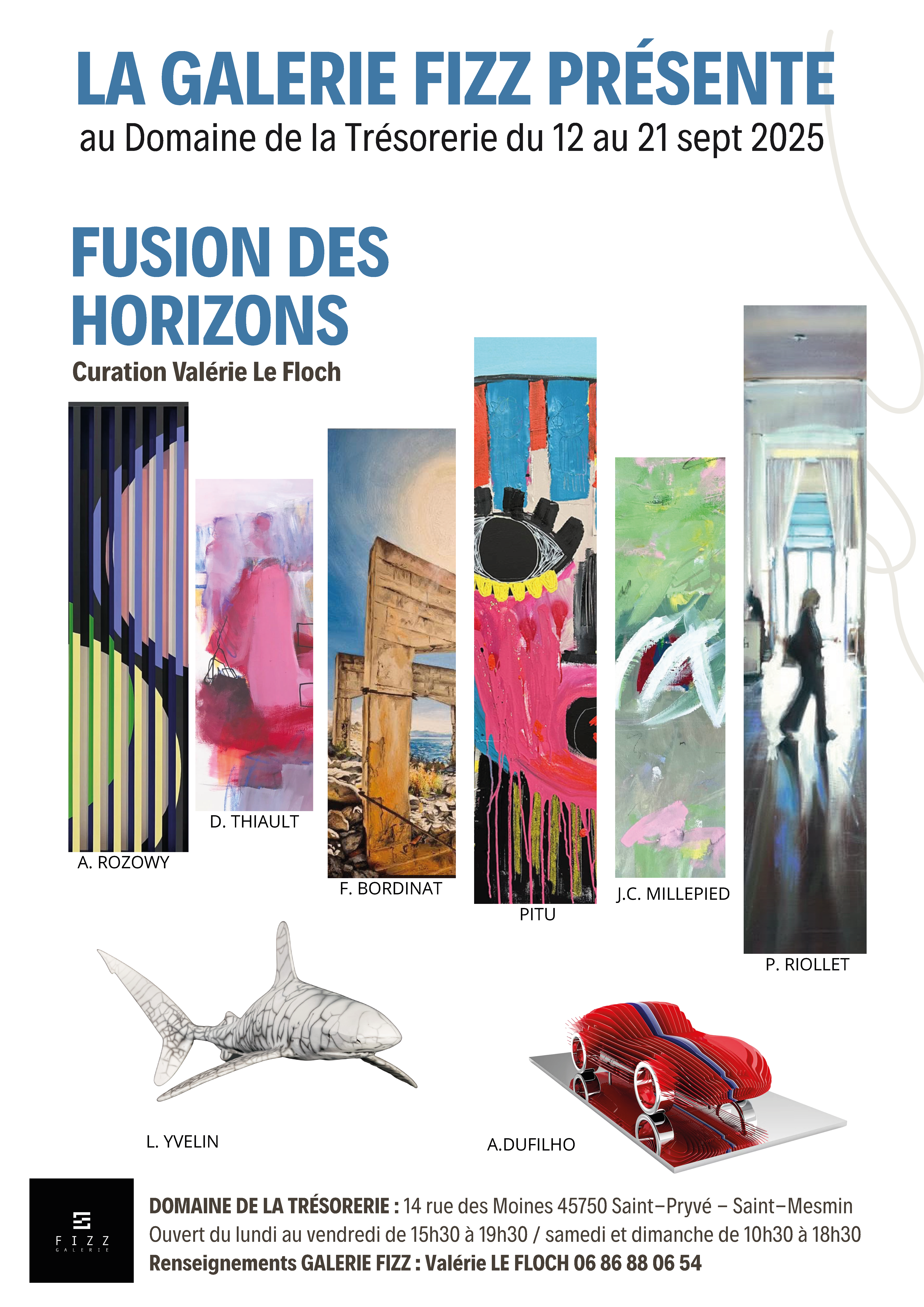 Exposition « Fusion des Horizons » par la Galerie FIZZ du 12 au 21 septembre