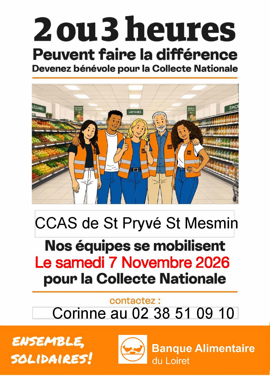 La banque alimentaire recherche des bénévoles