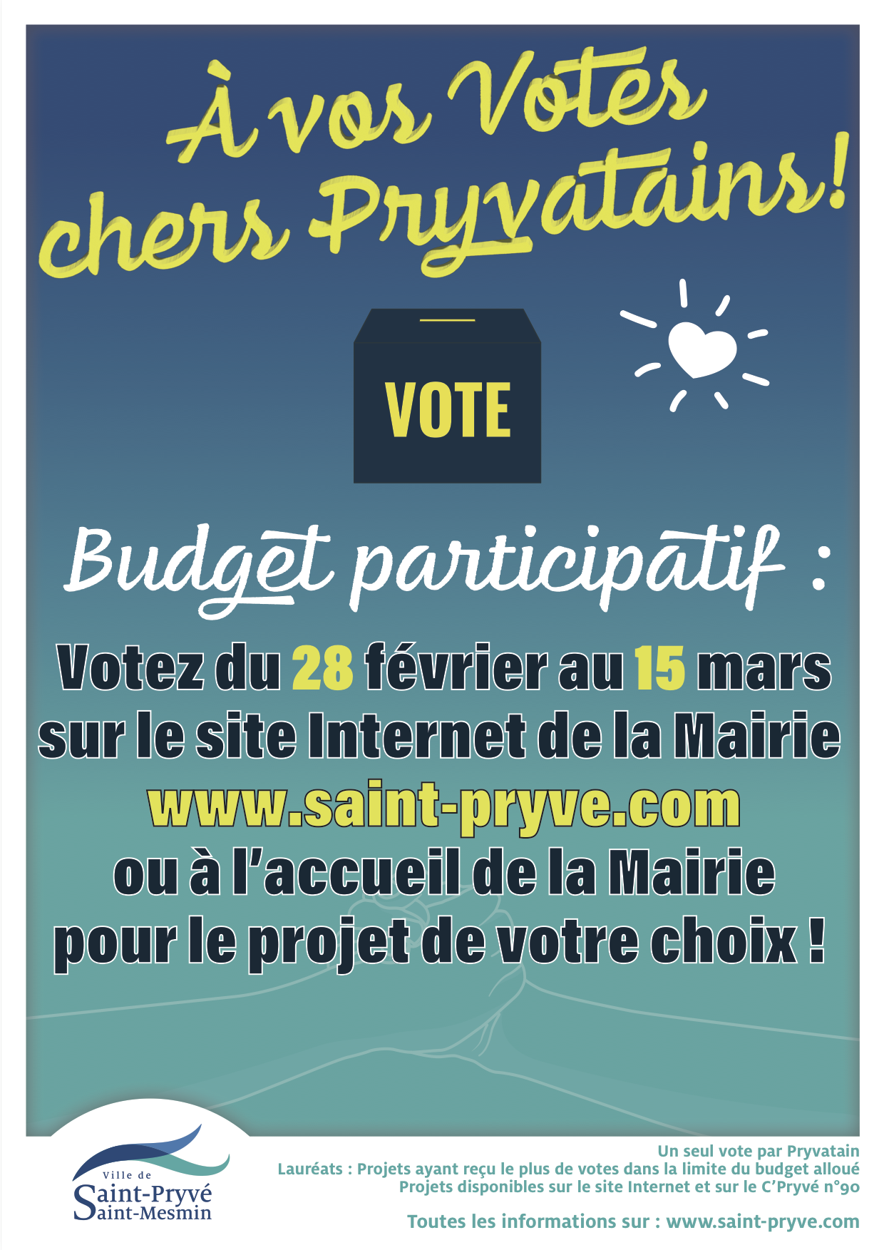 Budget participatif : Votez !