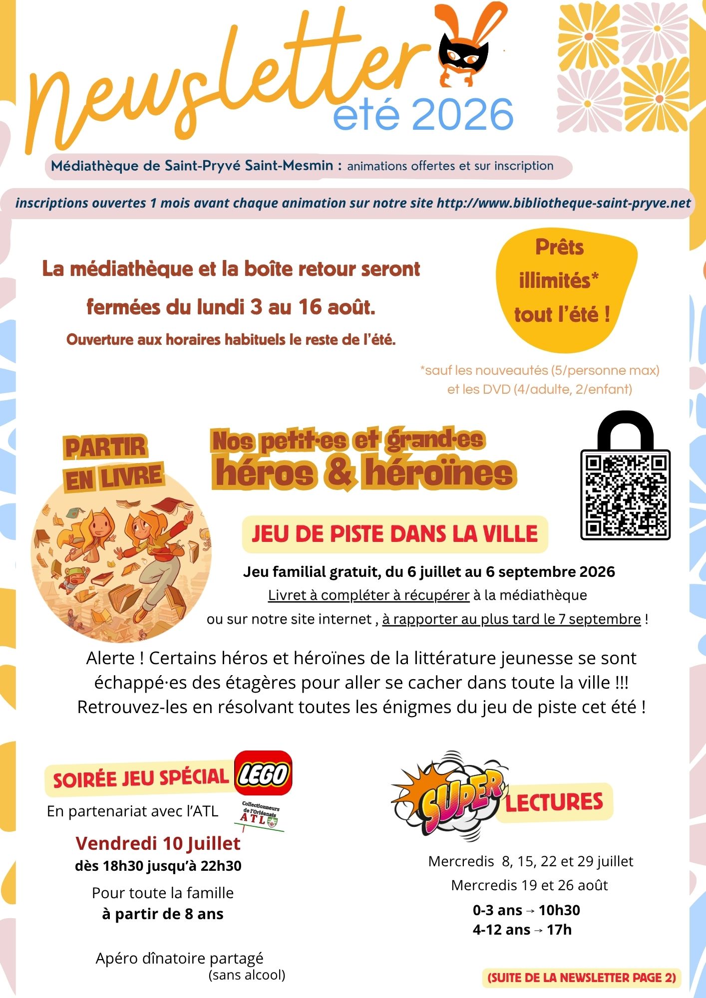 Le programme de la médiathèque